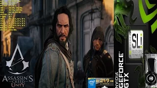 Assassin's Creed Unity 3440x1440 Ultra Settings | GTX 1080 SLI | i7 5960X 4.4GHz