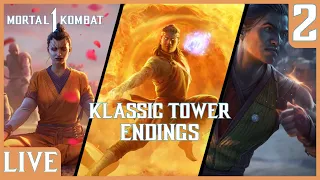 🔴 Mortal Kombat 1 - Getting Klassic Tower Endings | Live Stream