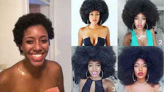 Natural Hair Journey from Beginning till Now- 5 years Natural