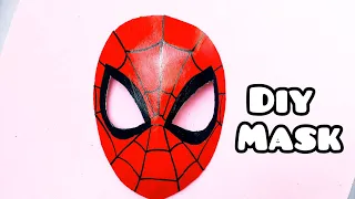 How To Make Spiderman Mask At Home? | DIY SPIDERMAN MASK! 🕷🕸