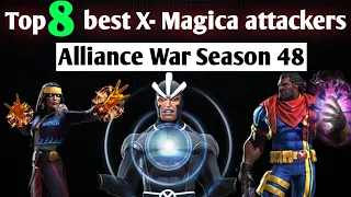 Top 8 best X-Magica attackers for Alliance war Season 48 MCOC