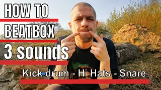 Learn To Beatbox  - Kick Drum,  Hi hats & Snare (Chonky/BMG Snare)