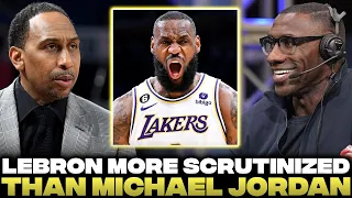 Stephen A Smith & Shannon Sharpe go at it over LeBron James vs Michael Jordan 😤 First Take Debate ✅