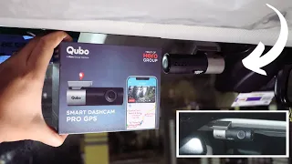 Qubo Dashcam Pro with GPS Unboxing, Installation & Review | Best Dashcam for Car in India