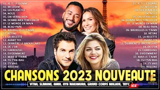 Chansons Francaise 2023 🎀 Meilleure sélection de musique française   Amir,Louane,Vitaa, Slimane