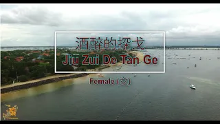 酒醉的探戈 (Jiu Zui De Tan Ge) Female Version - Karaoke mandarin with drone view