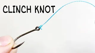 Every angler should know this fishing knot. How to tie a hook to a fishing line