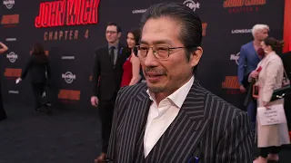 John Wick : Chapter 4 Los Angeles Premiere - itw Hiroyuki Sanada (Official video)