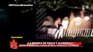 LNEM presentó nuevas imágenes de la bronca de Paolo y Alondra