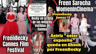 Freen Sarocha WomenInCinema, FreenBecky Cannes Film Festival🔥  ¡Actriz en Shock con Freenbecky !