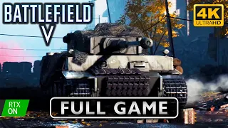 〈4K〉BattleField V 5 FULL GAME Campaign Walkthrough - No Commentary GamePlay