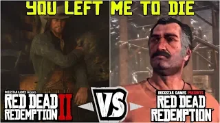 Returning Dialogue ''You left me to Die'' From RDR Part 1 in RDR Part 2