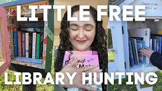 📚 let's go little free library hunting! + book unhaul