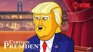 'Cartoon Trump’s First Date w/ CNN' Ep. 304 Clip | Our Cartoon President | SHOWTIME