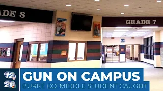 Student caught with firearm at Burke County Middle School