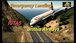 Gigantic Airbus 'a380 Thrilling Emergency Landing Mount Meadows |GTA5