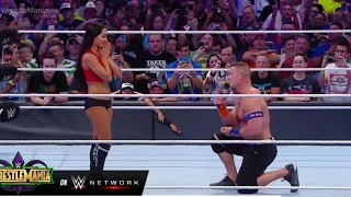 John cena Propose Nikki bella at Wrestlemania 33