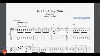 Status Quo - In the Army now - Guitar Pro Tab