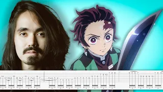 Mateus Asato Solo - Animated Tabs - Demon Slayer Shred