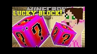 PopularMMOs Pat And Jen Minecraft: LUCKY BLOCK RANDOM! (1 MILLION DAMAGE WEAPONS & INSANE ARMOR!)