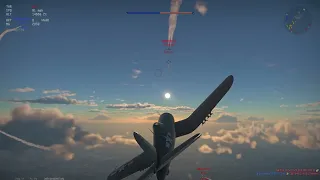 Killed a bomber with a rocket ￼in war thunder