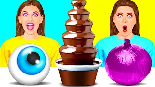 Gadis Kaya vs Gadis Miskin | Fondue Coklat Tantangan Craft4Fun Challenge