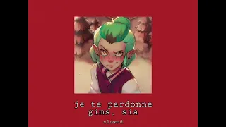 gims, sia - je te pardonne [ slowed, thunderstorm in the background ]