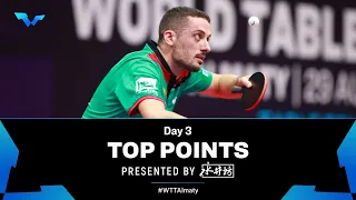 Top Points of Day 3 presented by Shuijingfang | WTT Contender Almaty 2023