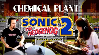 SONIC 2: Chemical Plant Zone + Drowning Theme || Synth & Drums COVER || BEGO RM & RETRO DRUMMER