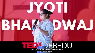 Decoding Entrepreneurship: From Pain Points to Profit | Jyoti Bharadwaj | TEDxDFBEDU