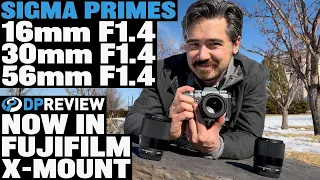 Sigma lenses on X-Mount: Better than Fujifilm primes?