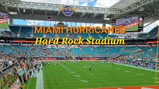 Hard Rock Stadium Tour 1 #Hurricanes, Univ of Miami - Review #miamidolphins #miamihurricanefootball