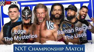 Edge & The Mysterios Vs Roman Reigns & The Usos | WWE 2k20 | Smackdown