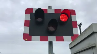 (Rare Barriers) Clay Mills Level Crossing (Staffordshire) 14/01/2023