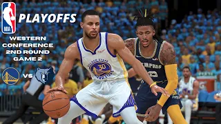 NBA Playoffs WCF 2nd Round Game 2: WARRIORS vs GRIZZLIES | NBA 2K22 Realistic Gameplay