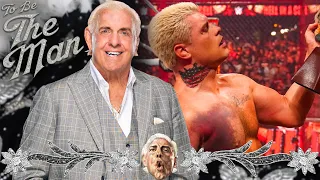 Ric Flair on Cody Rhodes wrestling with a Torn Pec