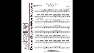 Drum Score - Billy Ray Cyrus - Achy Breaky Heart (Preview)