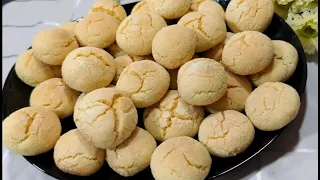 Soft Orange Cookies Recipe ! Soft And Melt In Your Mouth