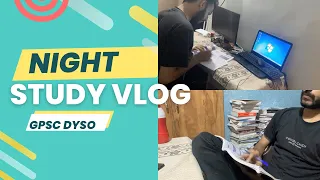 Night study vlog GPSC | Navratri |