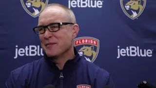 Paul Maurice, Panthers Pregame: Florida at Boston Bruins