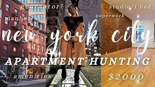 NYC apartment hunting (tours, rent prices, locations, tips)