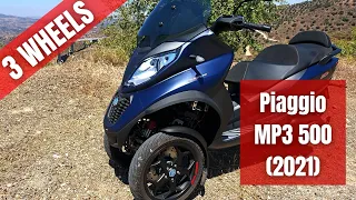 Piaggio MP3 Sport Advanced 500 (2021) | Test Ride, Walkaround, 0 to 100 kph | VLOG299