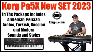 Korg Pa5X New SET 2023, Armenian, Persian, Arabic, Turkish