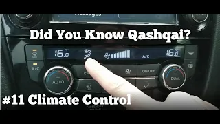 Did You Know Qashqai #11 - Climate Control Guide