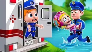 Scary Water Monster - Police Officer Song👮‍♀️🚓 Stranger Danger Song More Nursery Rhymes & Kids Songs