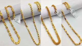 Latest Men Gold Chain Designs with Weight and Price