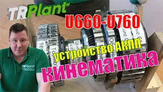 Устройство АКПП U660-760. Как передаётся движение от двигателя на колёса автомобиля.