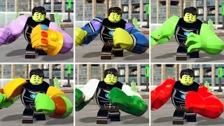 All Big Fig Character perform Tony Stark transform animation in LEGO Marvel Super Heroes 2