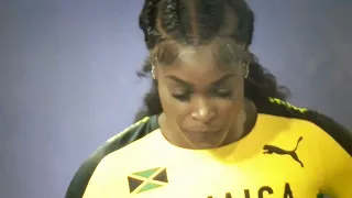 Elaine Thompson-Herah takes Gold in the women's 100m finals! 10.95. Commonwealth Games 2022.