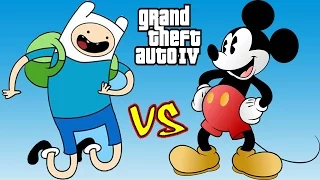 MICKEY MOUSE VS FINN THE HUMAN